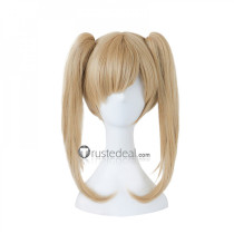 Overwatch Black Cat D.Va Blonde Ponytails Cosplay Wig