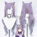 Genshin Impact Qiqi Keqing Ningguang Mona Chongyun Purple Blue Cosplay Wigs