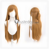 Sword Art Online SAO Asuna Long Brown Cosplay Wig