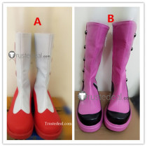 Cardcaptor Sakura Clear Card OP 2 Sakura Kinomoto Rose Heart Red Pink Cat Cosplay Shoes Boots