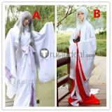 Natsume's Book of Friends Madara White Red Kimono Cosplay Costume