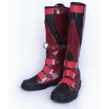 The Avengers Captain America Cosplay Dark Red Boots Shoes