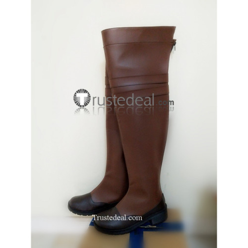 Commission Dragon Age Inquisition Winter Palace Outfit Brown Cosplay Boots Shoes