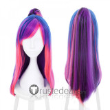 My Little Pony Friendship Is Magic Rainbow Dash Twilight Sparkle Orange Yellow Purple Blue Cosplay Wigs