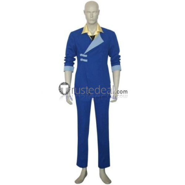 Cowboy Bebop Spike Spiegel Blue Cosplay Costume