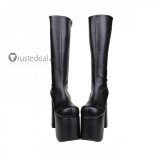 Black Butler Kuroshitsuji Sebastian Demon Devil Punk Lolita Cosplay Shoes Boots