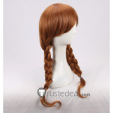 Film Annabelle Brown Braids Cosplay Wig