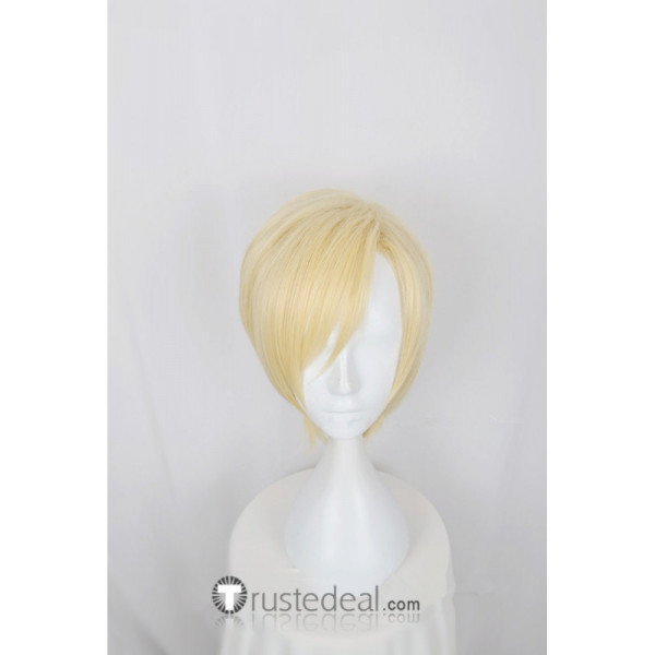 Act! Addict! Actors! A3! Autumn Troupe Furuichi Sakyo Light Blonde Cosplay Wig