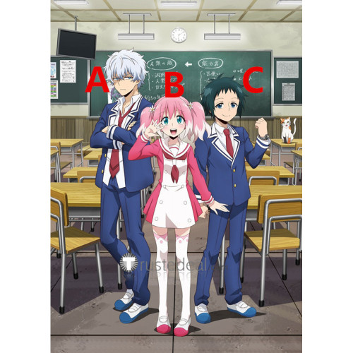 Munou na Nana Talentless Nana Hiiragi Nana Nanao Nakajima Kyouya Onodera Pink Ponytails White Green Cosplay Wigs
