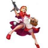 Darkstalkers BB Hood Baby Bonnie Hood Red Cosplay Costume