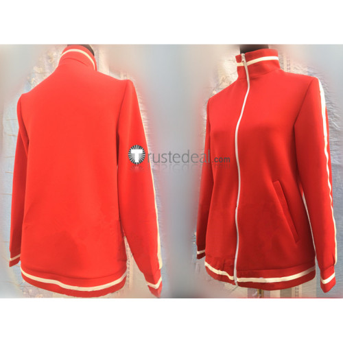 Gabriel DropOut Gabriel White Tenma Red Jacket Cosplay Costume