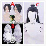 Jujutsu Kaisen Sorcery Fight Suguru Getou Yuta Okkotsu Satoru Gojo Genderbend White Black Cosplay Wigs