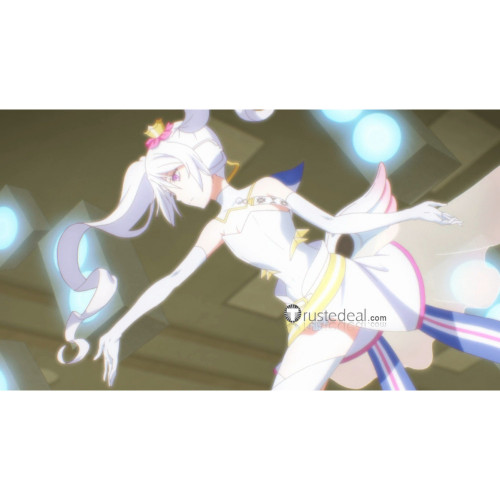 The Caligula Effect μ the Creator of Mobius White Cosplay Costume Wig