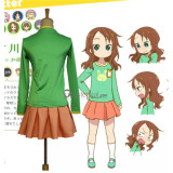 Miss Kobayashi-san Chi no Maid Dragon﻿ Riko Saikawa Green Cosplay Costume