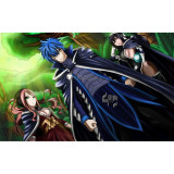 Fairy Tail Crime Sorciere Meredy Jellal Ultear Blue Cloak Cape Cosplay Costume