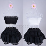 EGOIST The Everlasting Guilty Crown Inori Yuzuriha Black Lolita Cosplay Costume