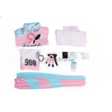 Pokemon Sword and Shield Bede Pink Cosplay Costume2