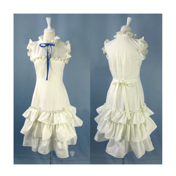 Blue Exorcist Moriyama Shiemi White Cosplay Costume