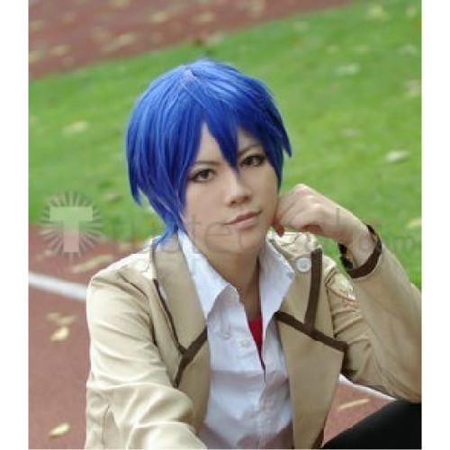 Angel Beats Hinata Hideki Blue Cosplay Wig