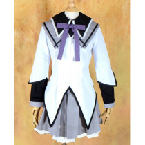 Puella Magi Madoka Magica Akemi Homura Cosplay Costume