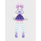 Hyperdimension Neptunia Planeptune Neptune White Purple Cosplay Costume