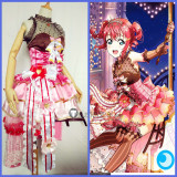 Love Live Sunshine Aqours Valentine V2 Ruby You Kurosawa Mari Ohara Dia New Card Cosplay Costumes