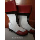 Red White Cosplay Boots Shoes