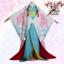 Fate Stay Night Fate Extra Sakura Matou Heaven's Feel Kimono Cosplay Costume
