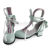Light Green Classic Lolita Sandals