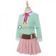Cardcaptor Sakura Clear Card Episode10 Kinomoto Sakura Green Pink Cosplay Costume