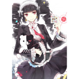 Danganronpa Trigger Happy Havoc Celestia Ludenberg Black Cosplay Wig