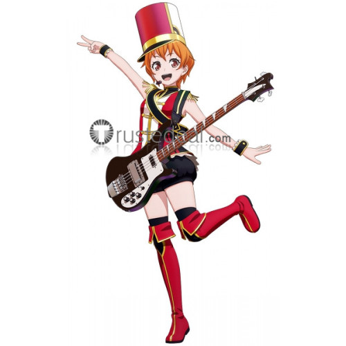 Bang Dream Hello Happy World HaroHapi Kitazawa Hagumi Tsurumaki Kokoro Seta Kaoru Matsubara Okusawa Red Cosplay Shoes Boots