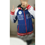 Yuri on Ice YOI Yurio Yuri Plisetsky Faux Two-piece Coat Hoodie Cosplay Costume