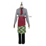 Kimetsu no Yaiba Demon Slayer Tanjiro Nezuko Inosuke Shirobu Mitsuri Obanai Kamado Zenitsu Giyu Cafe Maid Cosplay Costumes