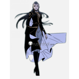 Noblesse Lord Erga Kenesis Di Raskreia Black Cosplay Wig