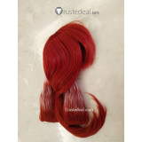 League of Legends LOL Rakan Xayah White Red Cosplay Wig Ears