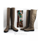 MAGI The Labyrinth of Magic Yunan Brown Cosplay Boots Shoes