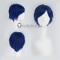 Free! Iwatobi Swim Club Ryugazaki Rei Shot Blue Cosplay Wig