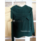 Durarara Orihara Kururi Dark Green Hoodie Cosplay Costume