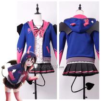 Love Live Little Devil SR Card Umi Nico Nozomi Kotori Honoka Hanayo Eli Rin Koizumi Hoodie Cosplay Costume