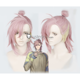 Slow Damage Rei Izumi Towa Pink Black Cosplay Wig