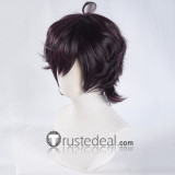 Kekkai Sensen Blood Blockade Battlefront Leonardo Watch Dark Brown Purple Cosplay Wig