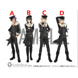 Ensemble Stars Undead Oogami Koga Rei Sakuma Kaoru Hakaze Adonis Otogari Black Cosplay Shoes Boots