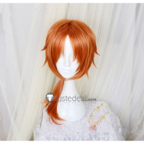 Ensemble Stars Knights Leo Tsukinaga Orange Cosplay Wig