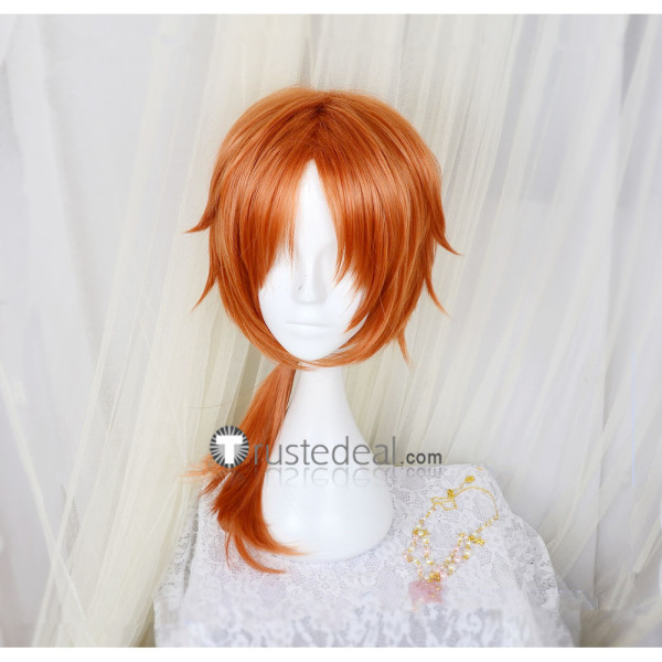 Ensemble Stars Knights Leo Tsukinaga Orange Cosplay Wig
