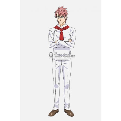 Shokugeki no Soma Kojirou Shinomiya White Chef Uniform Cosplay Costume