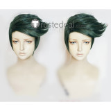 Jojo's Bizarre Adventure Diamond Is Unbreakable Rohan Kishibe Dark Green Cosplay Wig