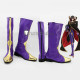 Code Geass Lelouch Lamperouge Zero Purple Cosplay Shoes Boots