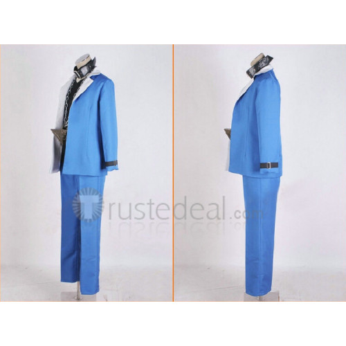 YuGiOh Yugi Mutou Blue Cosplay Costume 2
