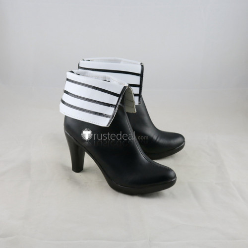 Azur Lane Essex Black Cosplay Boots Shoes